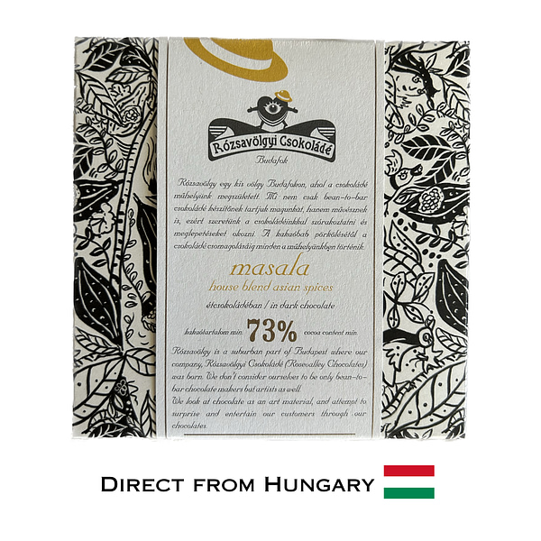 [CLEARANCE] Rózsavölgyi Csokoládé Masala Spice Blend 73% Dark Chocolate